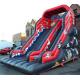 Red / Black Pirate Inflatable Pirate Ship Slide For Party 30ft