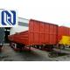 new sidewall cargo semi trailer 3Axles 50T 6mm Thickness Semi Lorry Container Trailers Can Option ABS