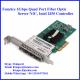 1G Quad Port Ethernet PCI Express x4 Server Adapter, Intel I350-AM4 Gigabit Controller