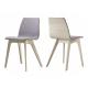 Customized solid wood designer furniture simple hotel dining room deformed dining chair