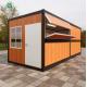 Class A Fireproof Rating Yes Folding Container Home For Earthquake Resistance ≥7 Grade