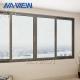 Wholesale Aluminium Residential Storefront Accordion Bi-Folding Sliding Window Price