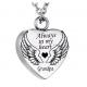 Commemorating Relatives, Pets, Pendant Necklace, Heart-Shaped Urn