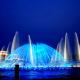 Dynamic Floating Lake Fountains With Lights Entertainment Equipment