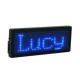 Moving Rechargeable LED Name Sign Blue color B1236TB