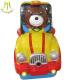 Hansel popular coin operated game machine kiddie ride on bear car for game zone