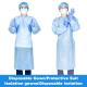 Hospital Use Medical Disposable Gowns , Disposable Non Woven Fabric Operation Surgical Gown