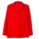 2020 Red Color Ladies Formal Blazers Winter Blazer Jacket Turn Down Collar