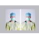 Hydrophilic Disposable Isolation Gowns Various Sizes Available With Extra Long Ties