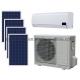 Indoor Machine Noise Level 9000 BTU Solar Air Conditioner for Cooling and Heating