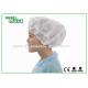 Clinic/Medical Use Non-woven Head Cap With Hand-Made Single Elastic Rubber