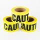 7.5cm*1000 ft Non-Adhesive Yellow Caution Marking Barrier Tape 0.06mm 0.08mm