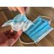 Earloop Style  3 Ply Disposable Face Mask For Dust / Oil Smoke Prevention