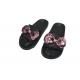 Comfortable Girl'S Flat Size 30-35 Bow Slides Sandals