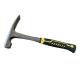 Mason's hammer with forged steel construction & shock reduction grip
