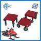 snowmobile rollers wheels car shop dolly set of 3