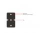 Black Fiber Optic Drop Cable High Practicability Novel Flute Design