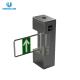 180 Degrees Flap Barrier Gate Stainless Steel Turnstile With Card Reader