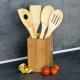 organic bamboo utensil holder kitchen utensil holder for high quality and competitive price
