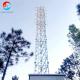 Hot Dip Galvanizing Telecom steel Tower With Seismic Resistance ≥8°