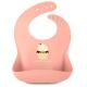 Durable Lasting Baby Feeding Bib BPA Free Easily Wipe Soft Silicone Bib