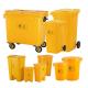 Hospital dustbin biohazard wheelie bin Plastic Products Hdpe Hazardous Waste Containers Biohazard Trash Bins