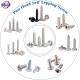 OEM Customized Blue Finish Stainless Steel Self-Tapping Screws for Metal Installation