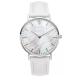 Leather Band Modern Minimalist Watches , Quartz Japan Movt Womens Watch