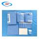 EO Sterilized Lithotomy Disposable Surgical Pack Drape Set Nonwoven Fabric ODM