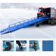 8T mobile container dock levelers portable loading unloading ramps for trucks