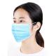 Full Protection 3 Ply Face Mask , Disposable Mouth Mask Anti Viral Function