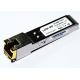 Rj45 Copper SFP 10/100/1000 BASE-T SGMII -40°C to +85°C Industrial Temp 1.25 Gigabit Ethernet