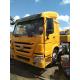 Yellow Used Tractor Trucks HOWO 6x4 Tractor 375 Heavy Work Transportation