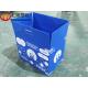 2mm Foldable Corrugated Plastic Box , custom corrugated plastic boxes