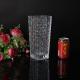 25CM Tall Rectangular braided vase high Clear glass vases China wholesale supplier