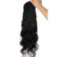 Customized Body Wave Wrap Black Hair Piece with Shedding and Tangle Free Advantage
