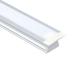 Anodized Silver Recessed Led Aluminum Profile For Cabinet Lighting