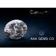 Forever Brilliant Oval Colorless Moissanite 5 Carat Hardness 9.2 To 9.5
