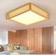 Natural wood living room lamp Japanese style led home ceiling light(WH-WA-35)