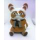 Small Cartoon Plush Toys Kungfu Panda Master Shifu in Sitting Pose
