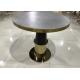 Round Stainless Steel 80cm Marble Top Living Room Tables