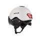 PC EPS Integrated White Turn Signal Bike Helmet Night Ride With Voice Assistant