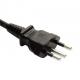 Home Application C13 PVC Brazil Black Power Cord With EU 3 Pin Plug
