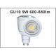 High quality 9W 600-680lm LED Spotlight GU10 LED bulb dimmable/nondimmable 50W