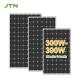 All Black BIPV Poly Mono Solar Panel 370W Customized