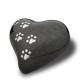 3 Inches Heart Shaped Pet Urns Eco Friendly With Matte / Polish Finish