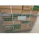 Industrial Storage Cage , Stackable Wire Mesh Baskets 500-2000kg Capacity