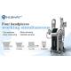 OEM/ODM cryo slimming/ 4 handles freeze fat beauty equipment/ crypolysis fat freezing machine