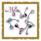 Customized fresh trendy body piercing jewellery for women decoratings BJ03
