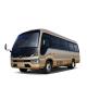 Luxury Coaster Buses Leather Seats 7m 150hp Diesel Engine LED Headlight
